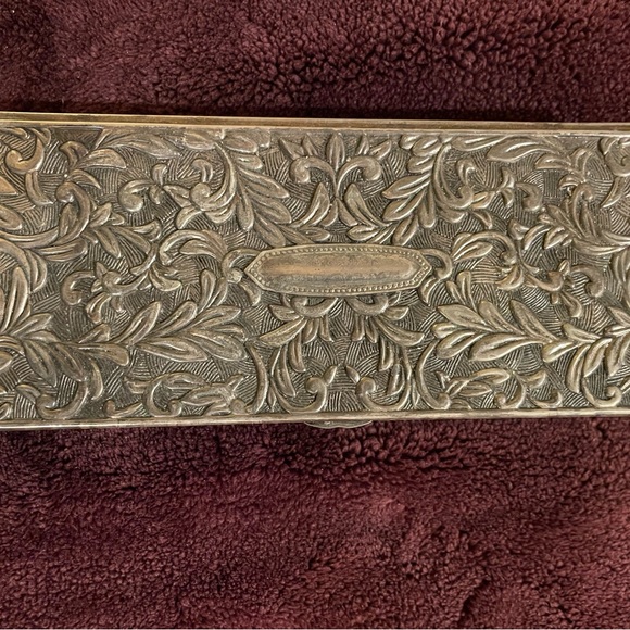 Vintage Silver Plated Jewelry Box circa 1991 - Picture 6 of 8